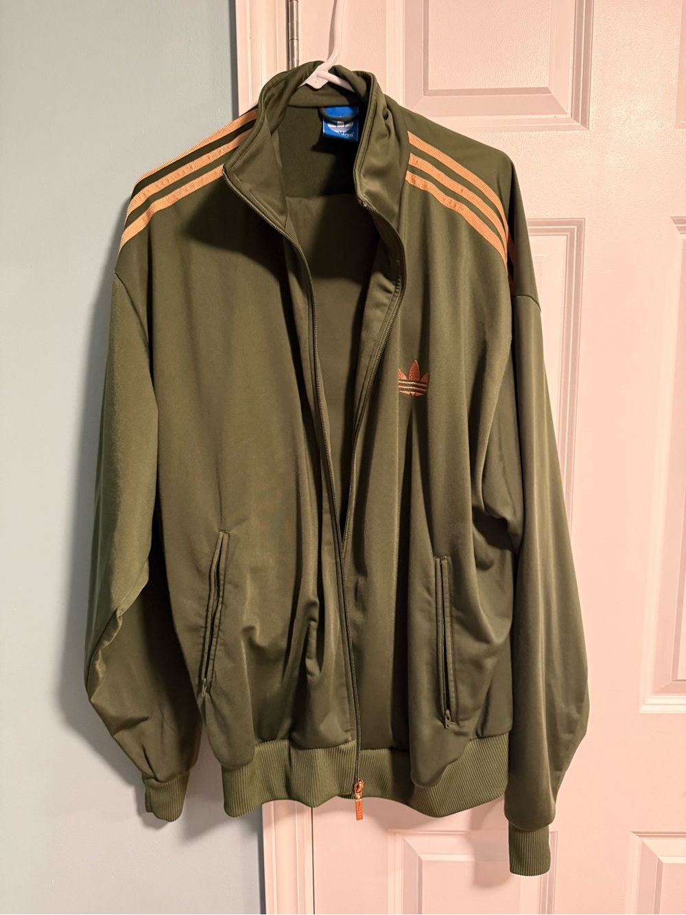 adidas Olive Green Track Jacket with Pants